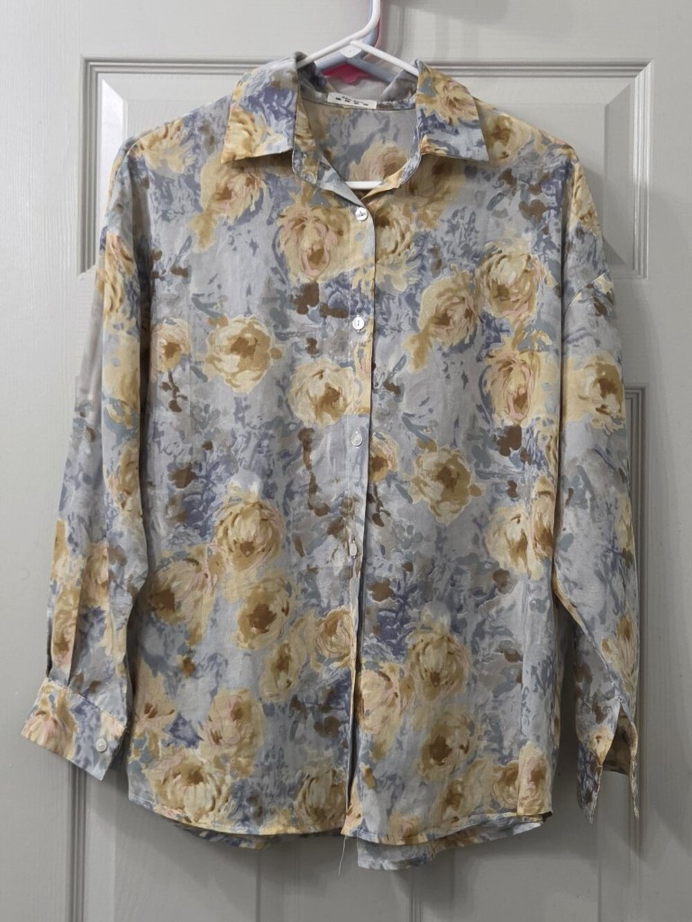 Floral Women's Button Up Shirt